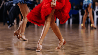 Convertible heels for dancing
