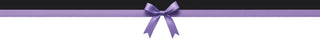Purple bow on a black background