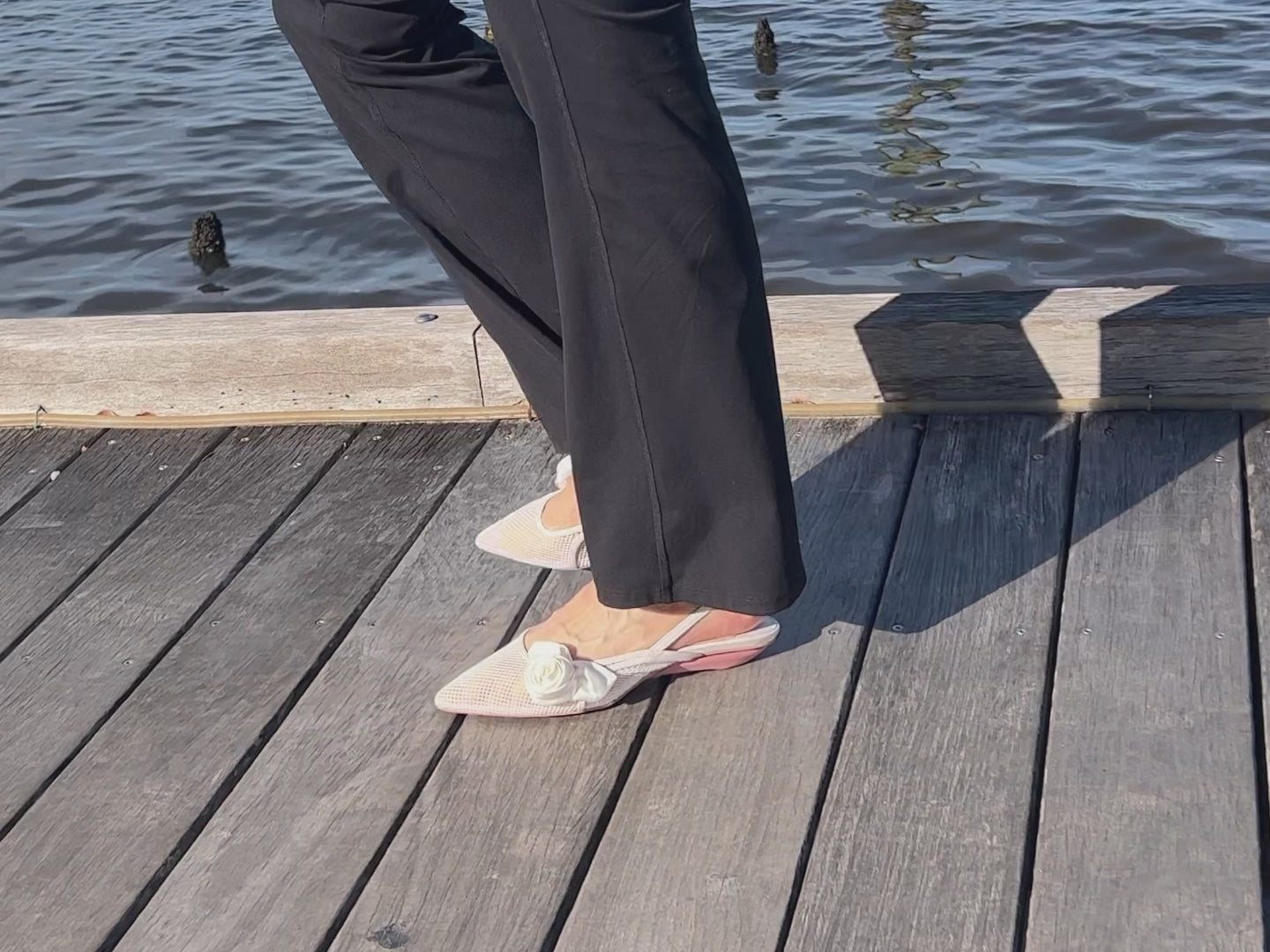 Blossom Heels as flats video