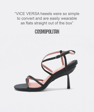 strappy heel side view