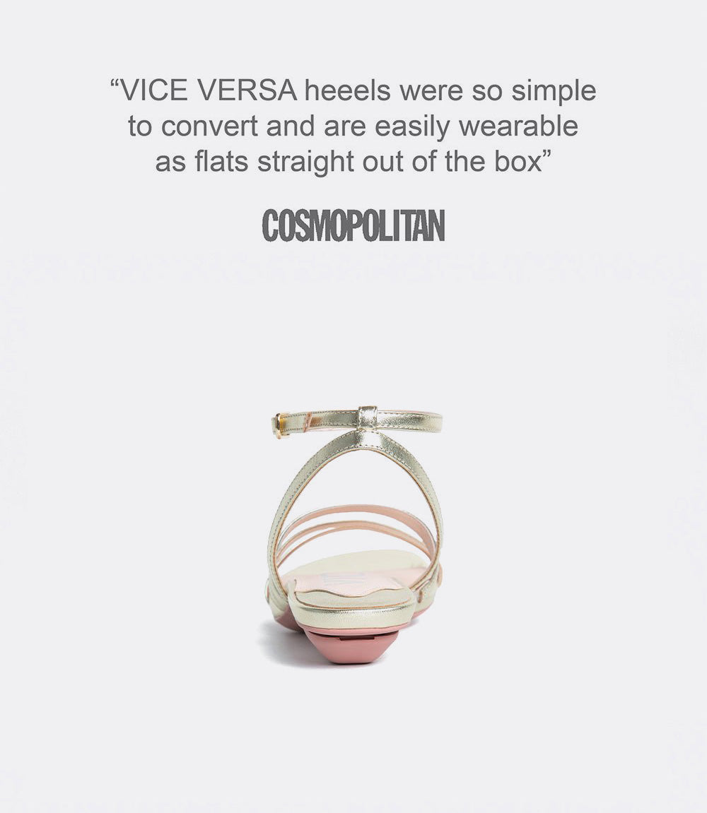 Flat shoe with quote