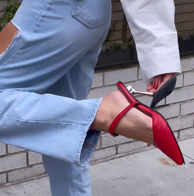 red heels folding